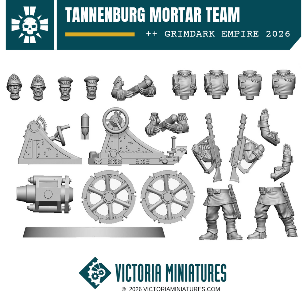 Tannenburg Mortar Team Victoria Miniatures