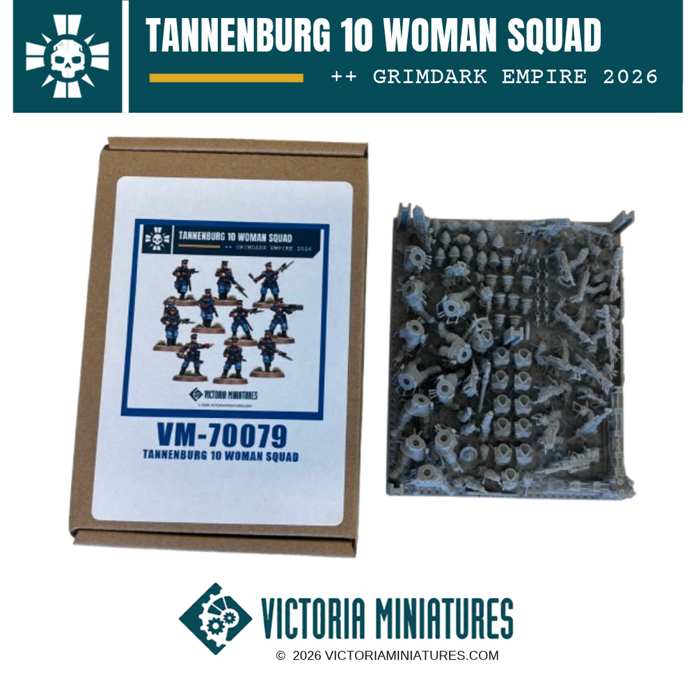 Tannenburg 10 Woman Squad Victoria Miniatures