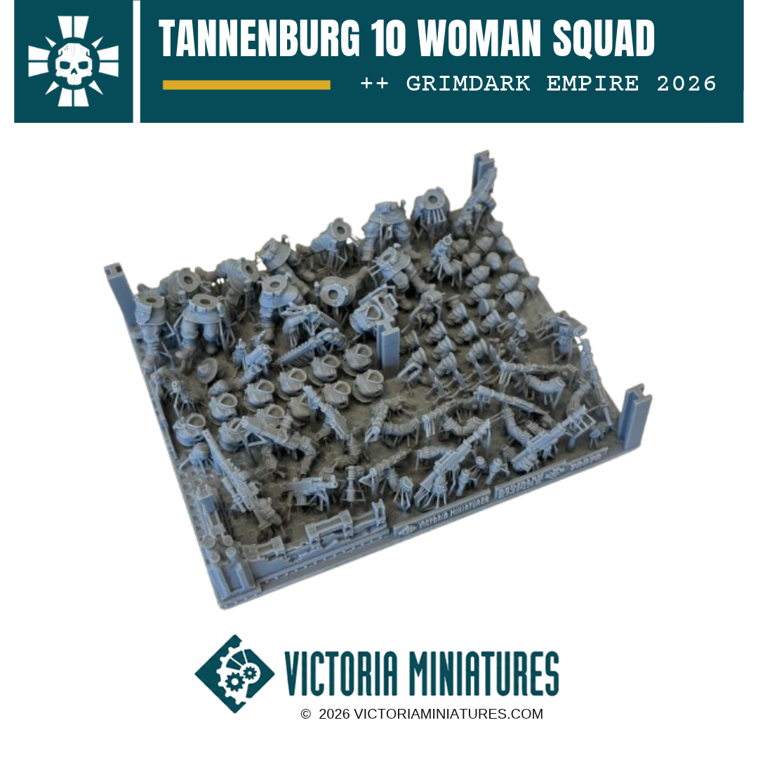 Tannenburg 10 Woman Squad Victoria Miniatures