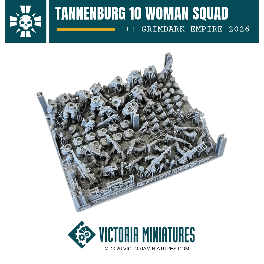 Tannenburg 10 Woman Squad Victoria Miniatures