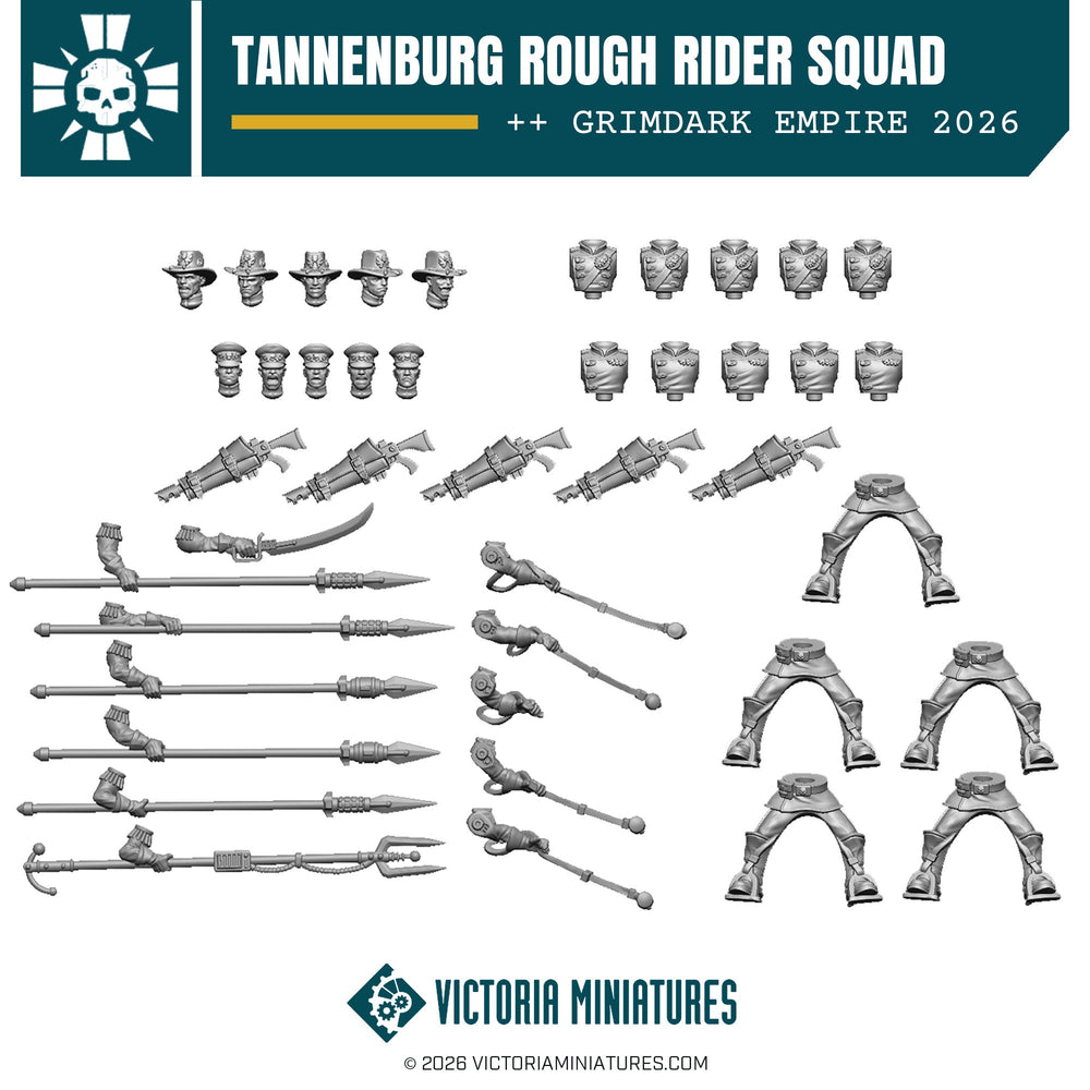 Tannenburg Rough Rider Squad Victoria Miniatures