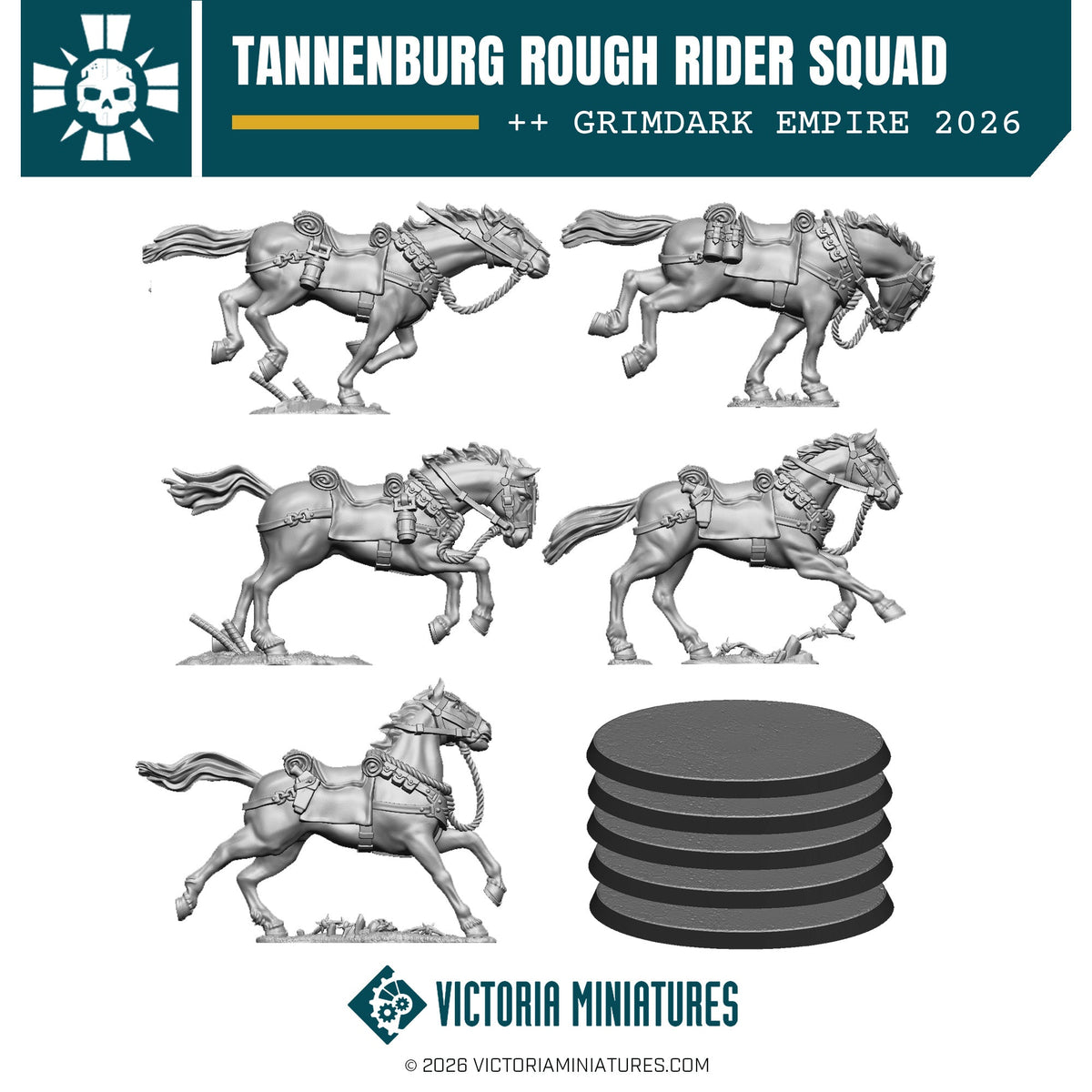 Tannenburg Rough Rider Squad Victoria Miniatures