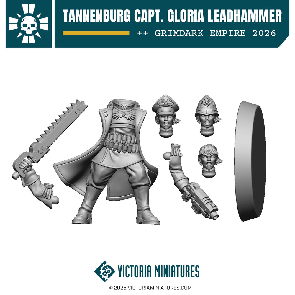 Tannenburg  Capt. Gloria Leadhammer Victoria Miniatures