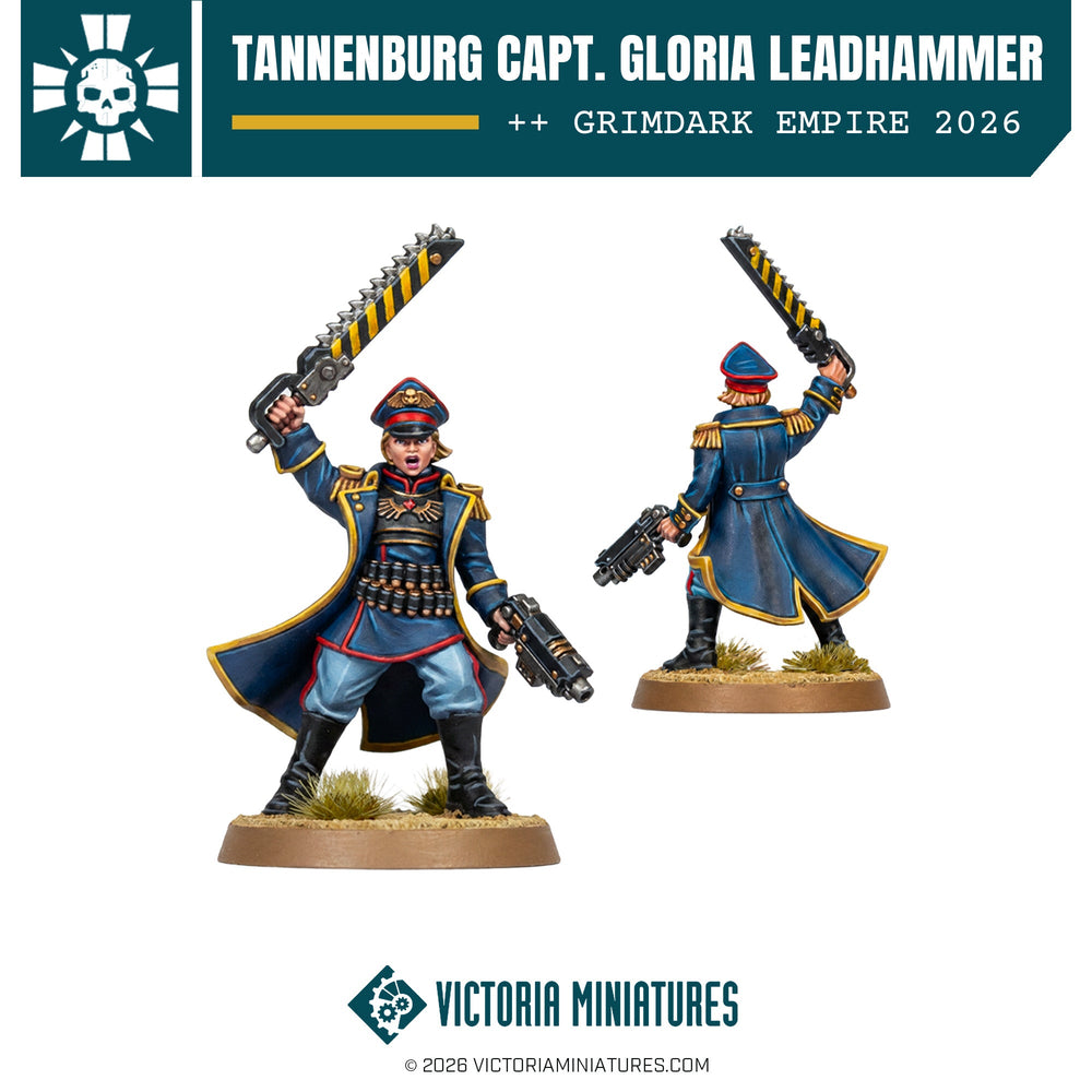 Tannenburg  Capt. Gloria Leadhammer Victoria Miniatures