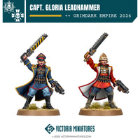 Victorian Capt. Gloria Leadhammer Victoria Miniatures