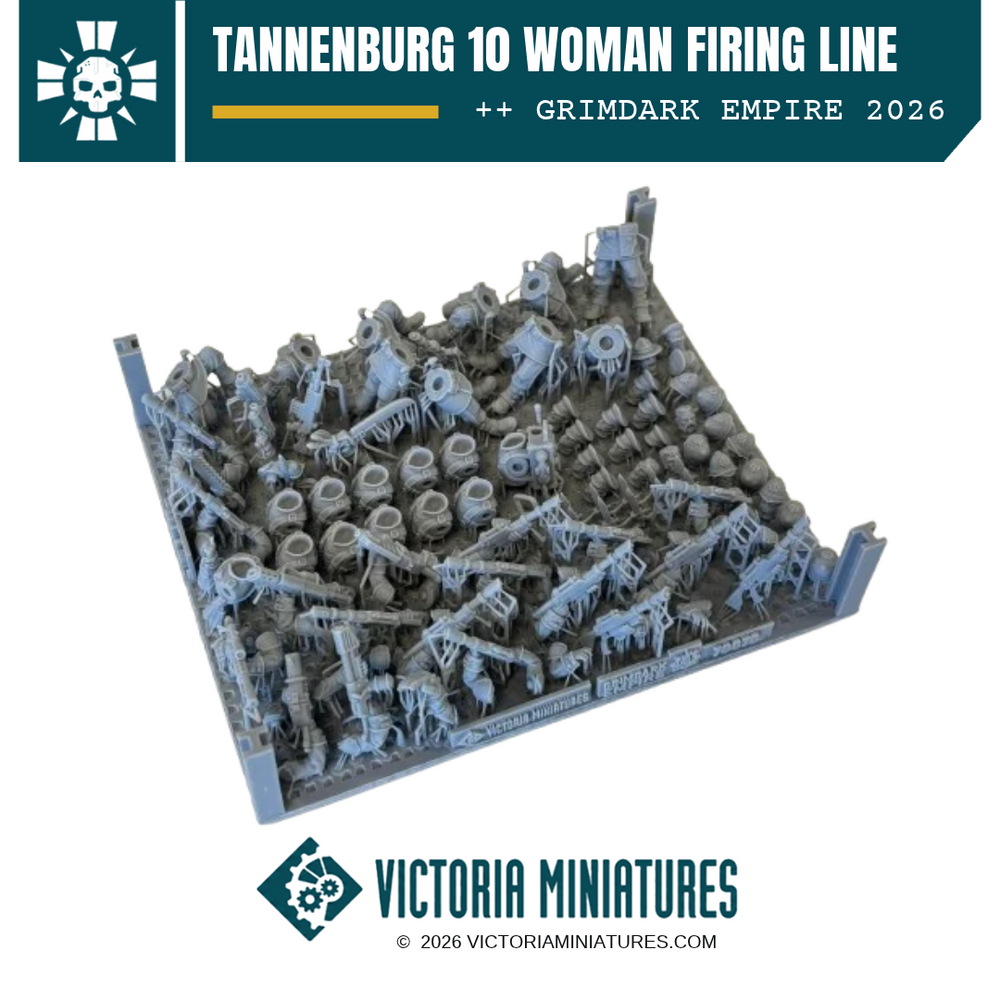 Tannenburg 10 Woman Firing Line Victoria Miniatures
