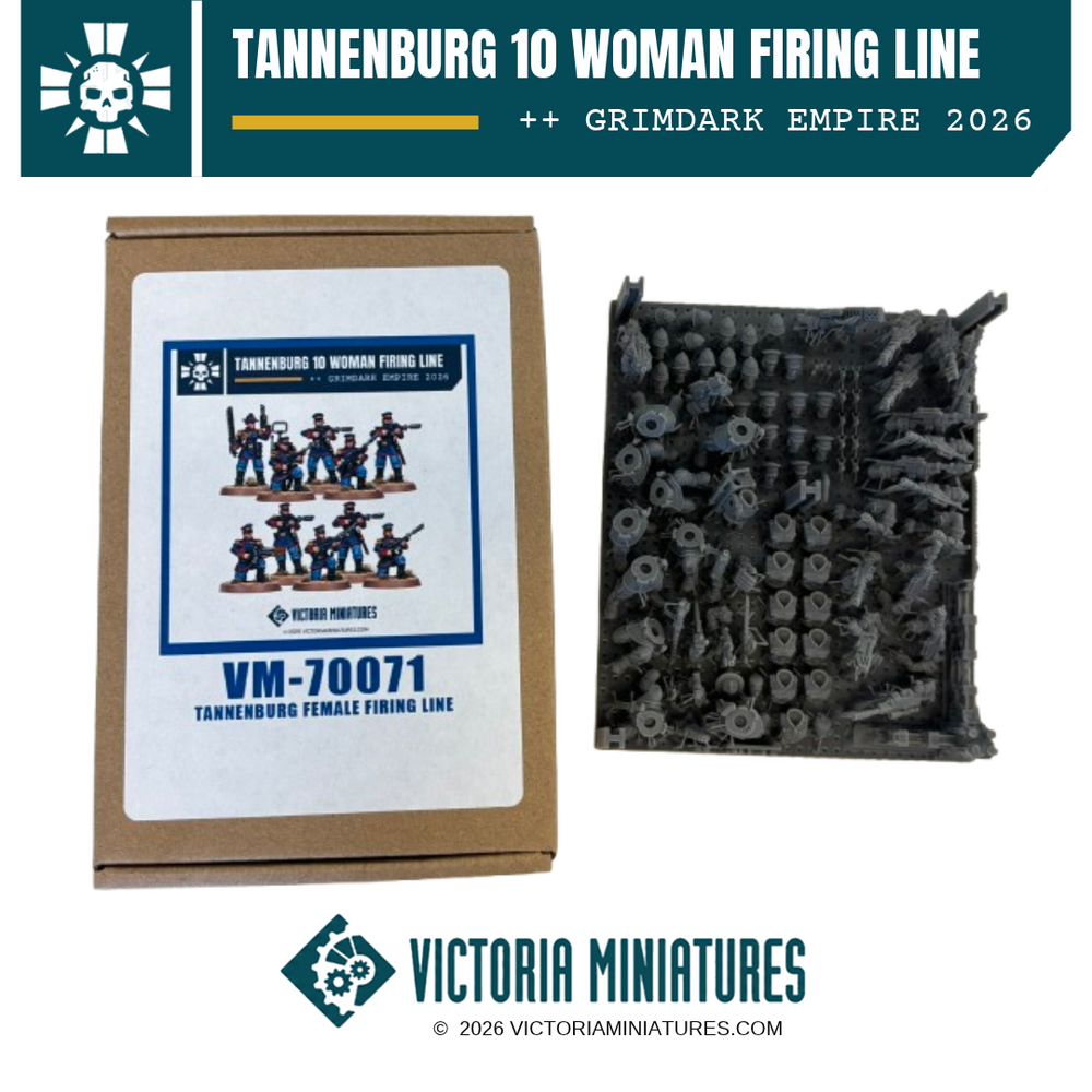 Tannenburg 10 Woman Firing Line Victoria Miniatures