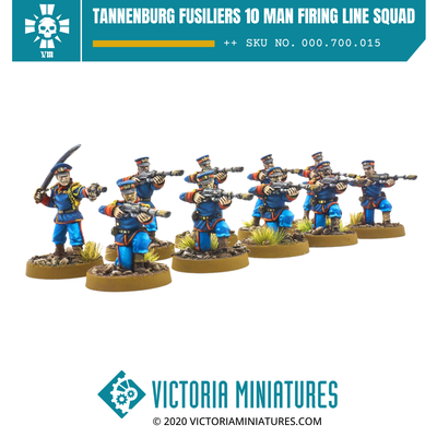Tannenburg Fusiliers 10 Man Firing Line Squad