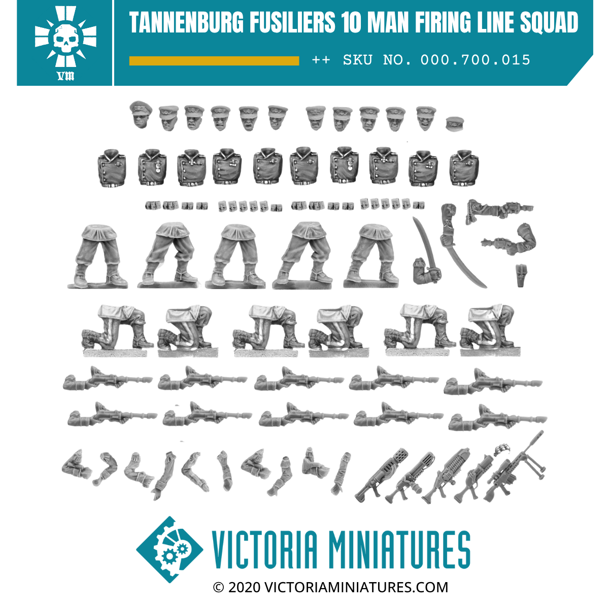 Tannenburg Fusiliers 10 Man Firing Line Squad