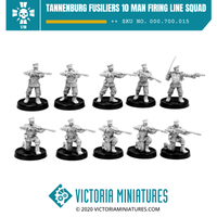 Tannenburg Fusiliers 10 Man Firing Line Squad