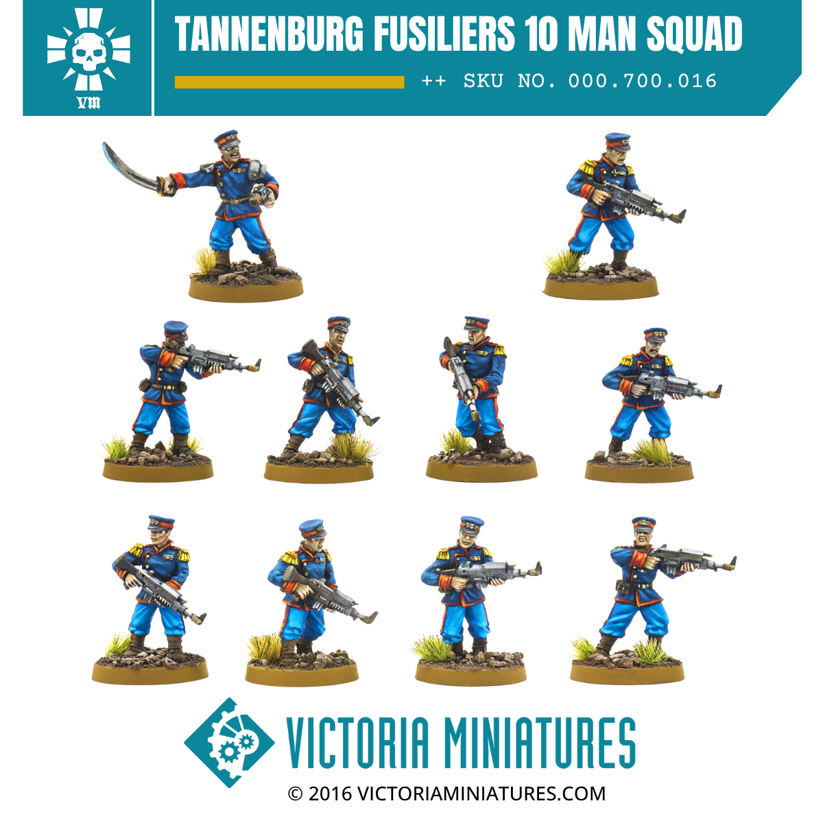 Tannenburg Fusiliers 10 Man Squad.