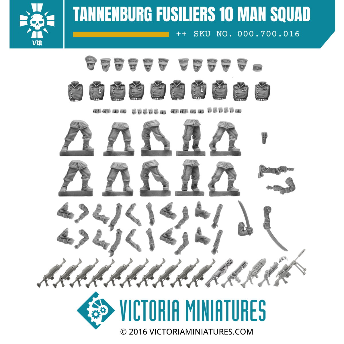 Tannenburg Fusiliers 10 Man Squad.
