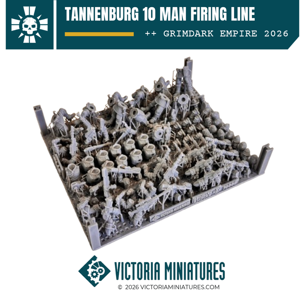 Tannenburg 10 Man Firing Line Victoria Miniatures