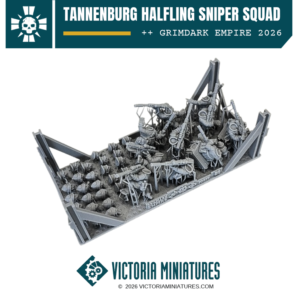Tannenburg Halfling Sniper Squad Victoria Miniatures