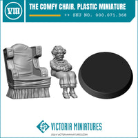 The Comfy Chair. Plastic Miniature