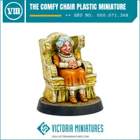 The Comfy Chair. Plastic Miniature