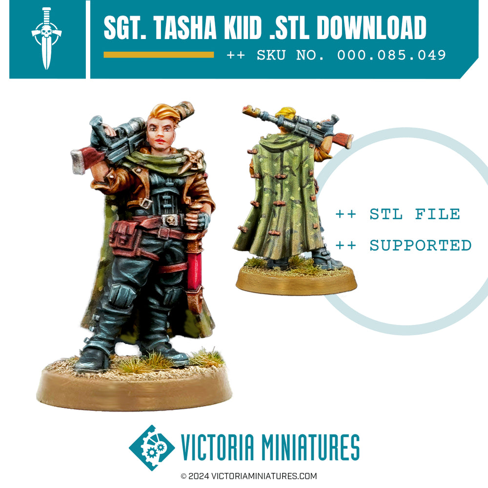 Sgt. Tasha Kiid .STL Download