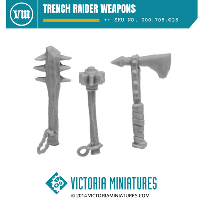 Trench Raider Weapons
