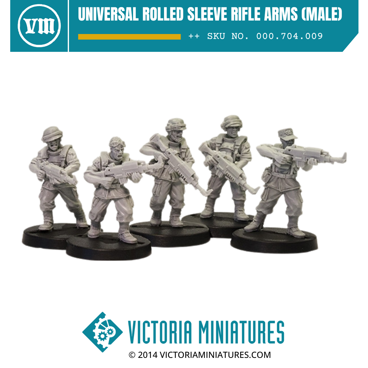 Universal Rolled Sleeve Rifle Arms (male)
