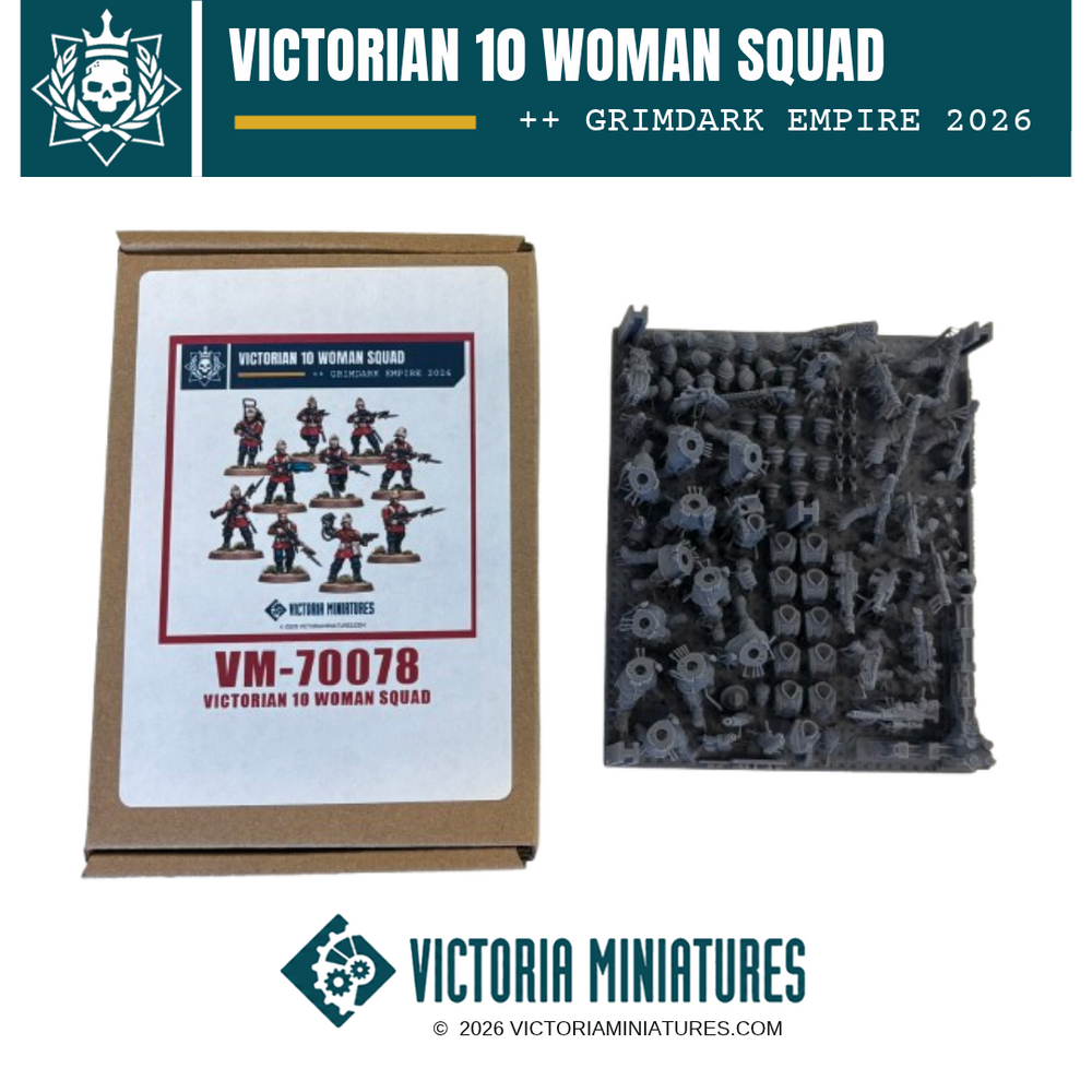Victorian 10 Woman Squad Victoria Miniatures