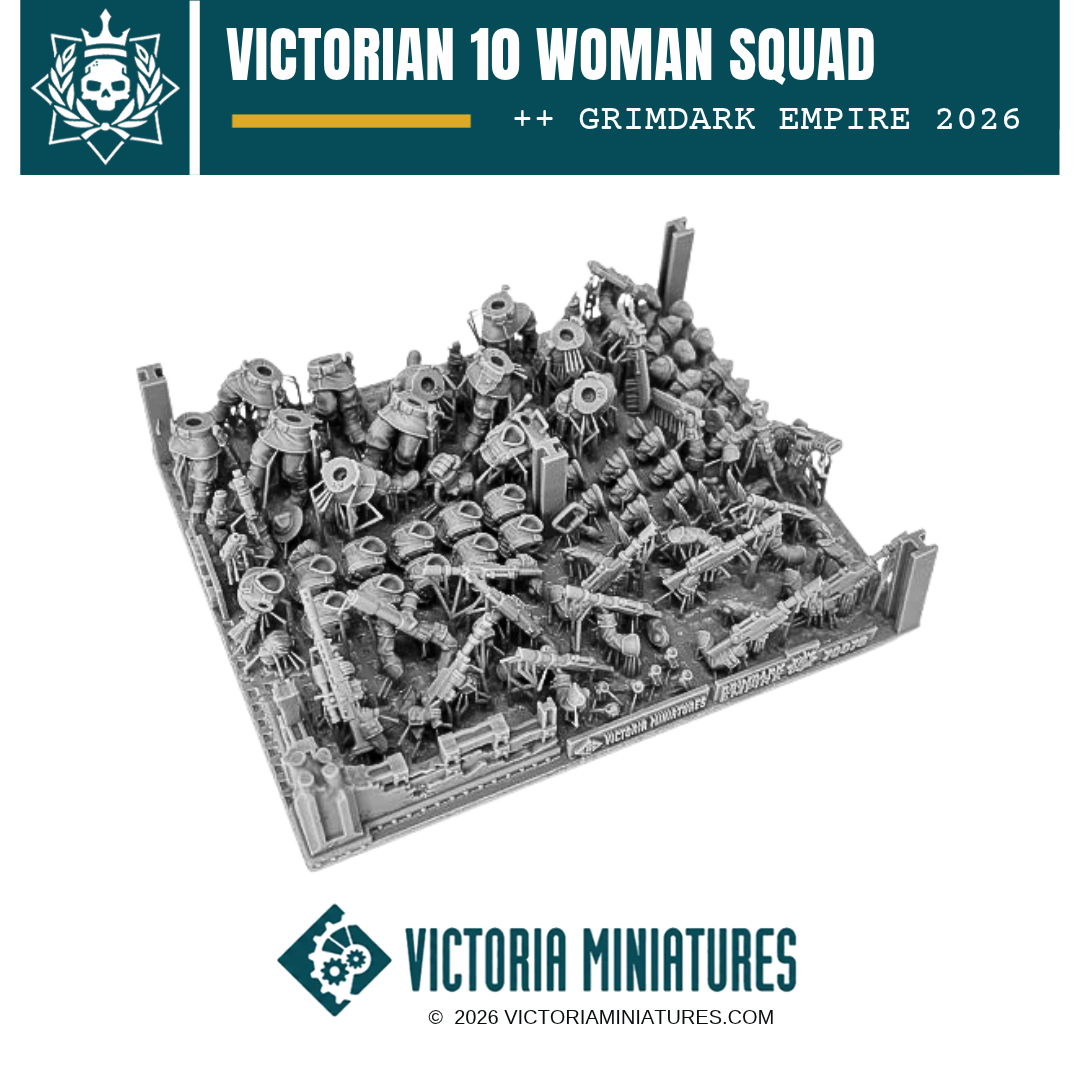 Victorian 10 Woman Squad Victoria Miniatures