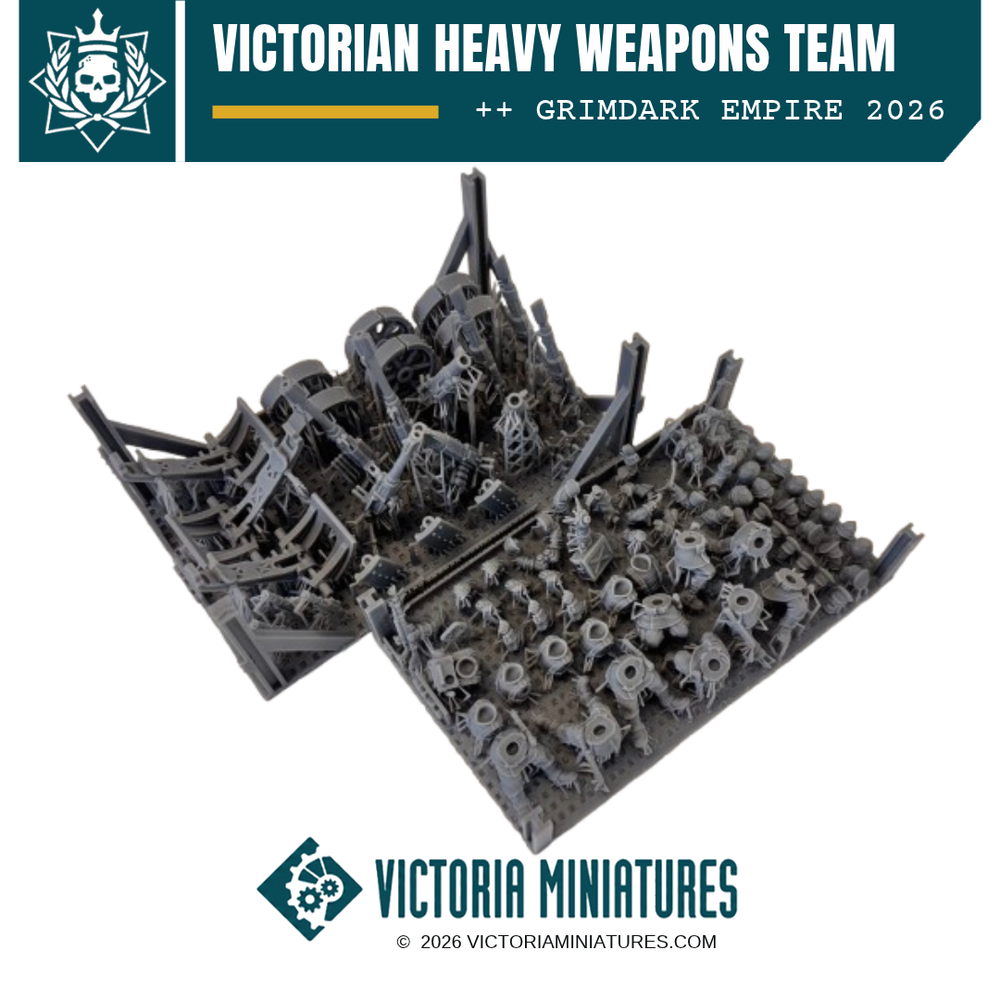 Victorian Heavy Weapons Team Victoria Miniatures