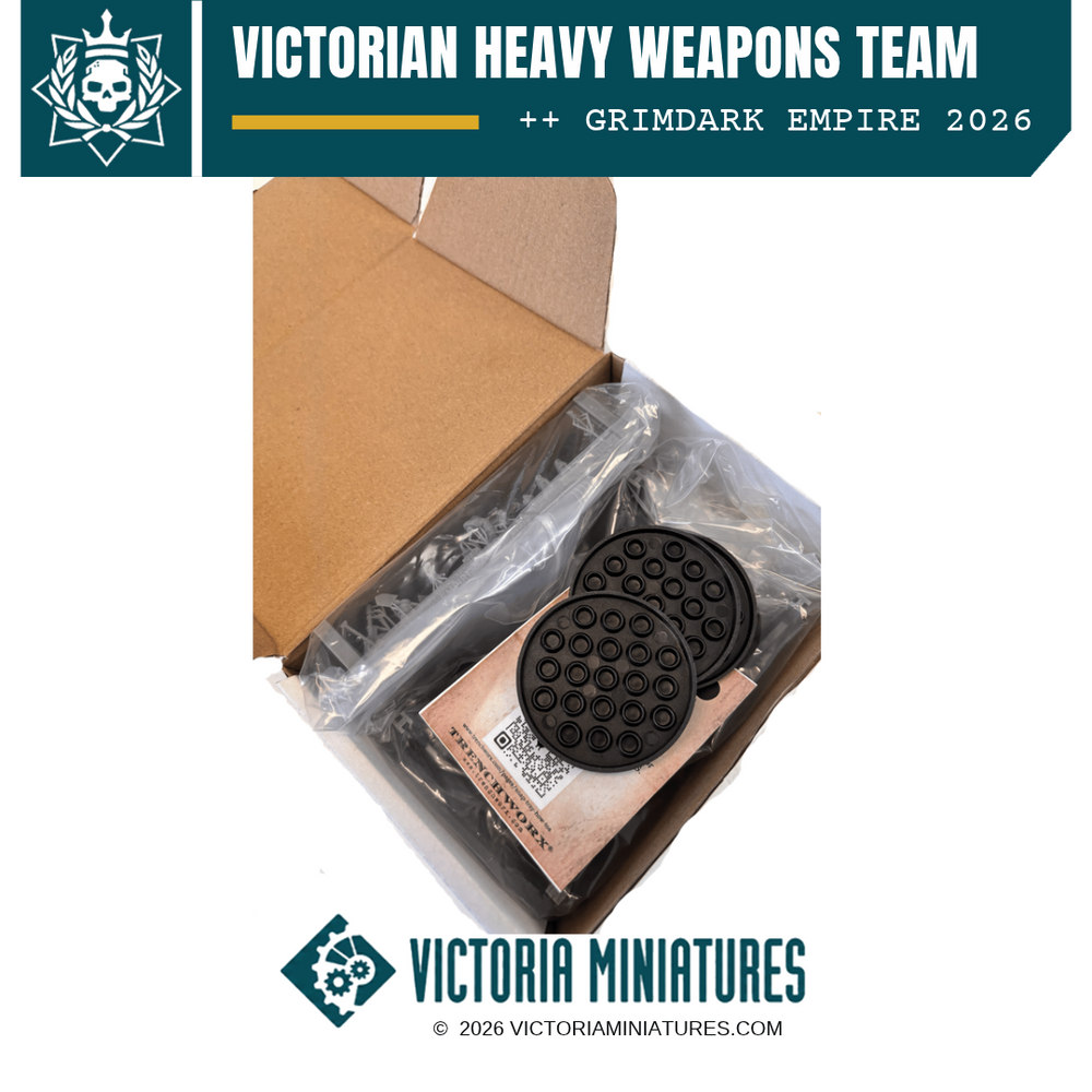 Victorian Heavy Weapons Team Victoria Miniatures