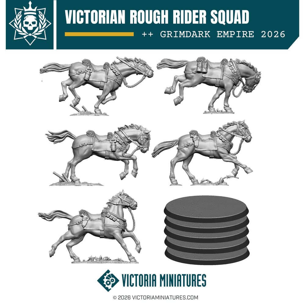 Victorian Rough Rider Squad Victoria Miniatures
