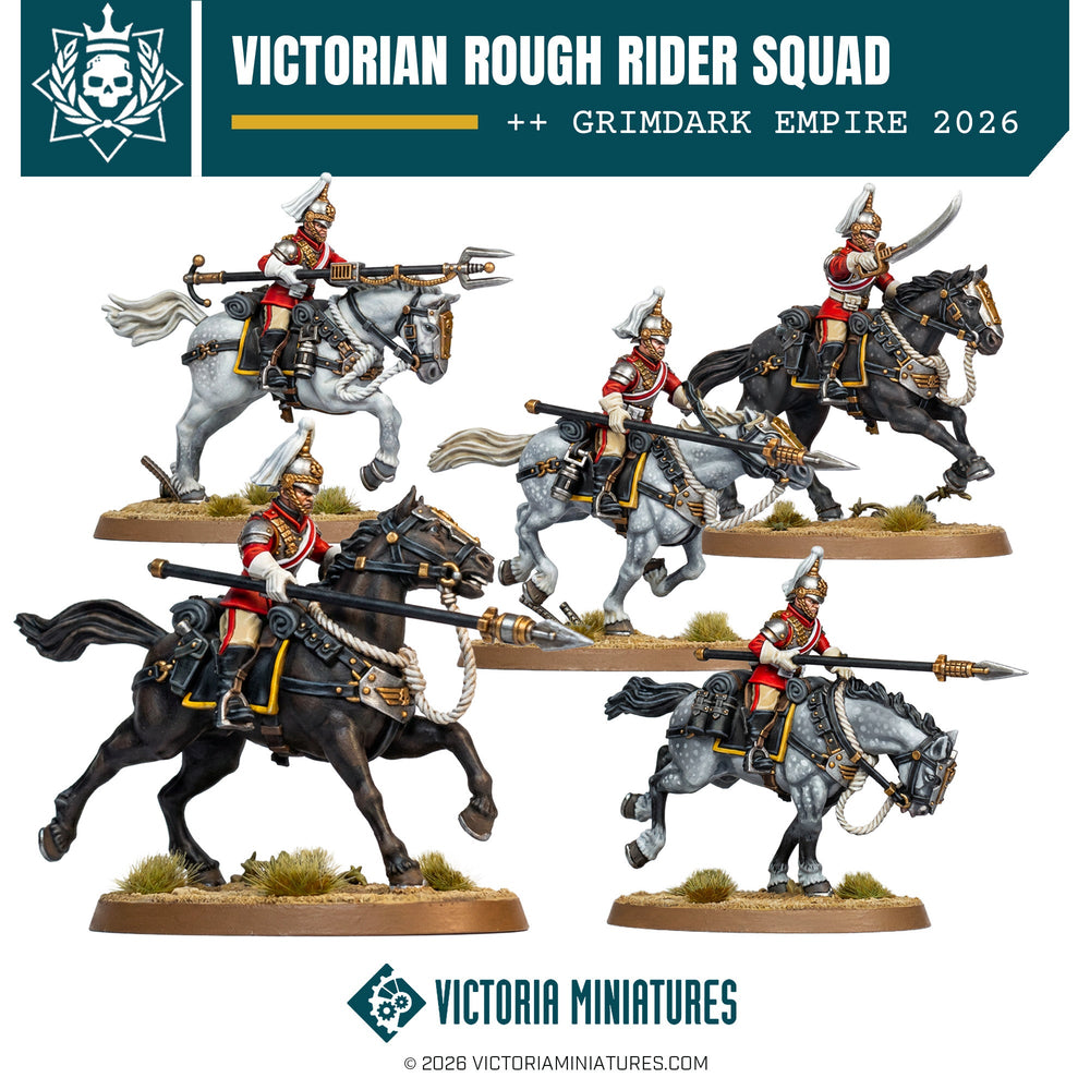 Victorian Rough Rider Squad Victoria Miniatures