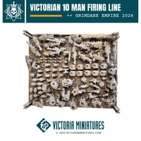Victorian 10 Man Firing Line Victoria Miniatures