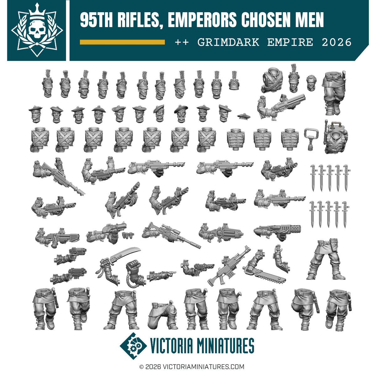 95th Rifles Emperor's Chosen Men Victoria Miniatures