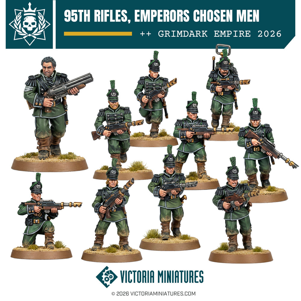 95th Rifles Emperor's Chosen Men Victoria Miniatures