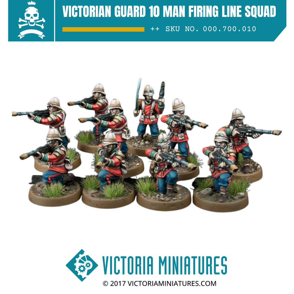 Victorian Guard 10 Man Firing Line Squad.