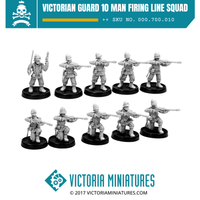 Victorian Guard 10 Man Firing Line Squad.