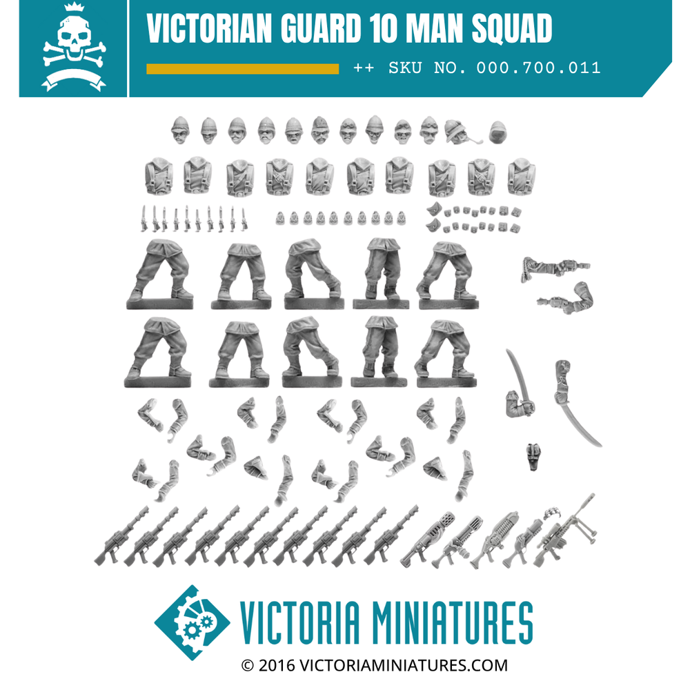 Victorian Guard 10 Man Squad.