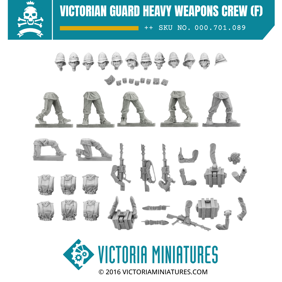 Victorian Guard Heavy Weapons Crew (female)