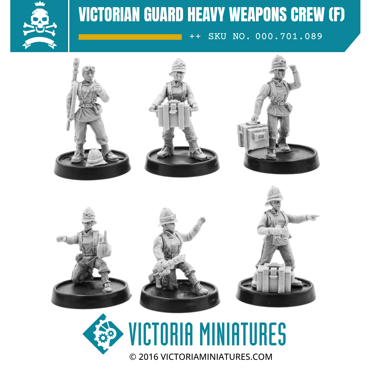 Victorian Guard Heavy Weapons Crew (female)