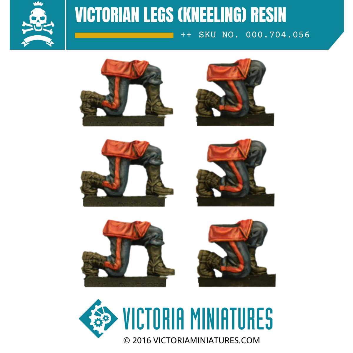 Victorian Legs (kneeling) Resin