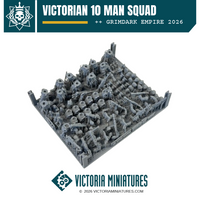 Victorian 10 Man Squad Victoria Miniatures