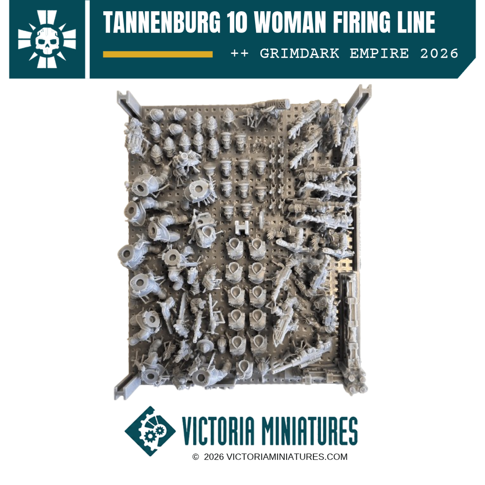Tannenburg 10 Woman Firing Line Victoria Miniatures