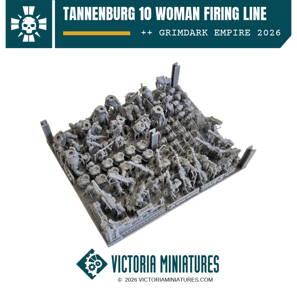 Tannenburg 10 Woman Firing Line Victoria Miniatures
