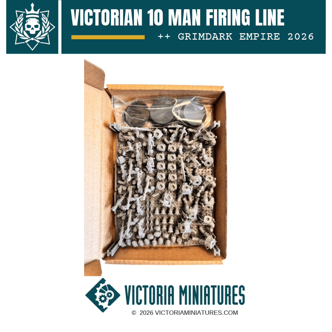 Victorian 10 Man Firing Line Victoria Miniatures