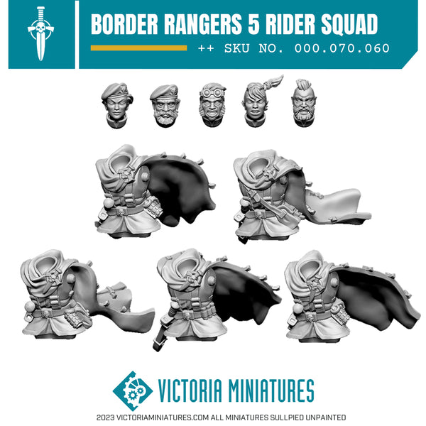 Border World Rangers Rough Rider Squad – Victoria Miniatures