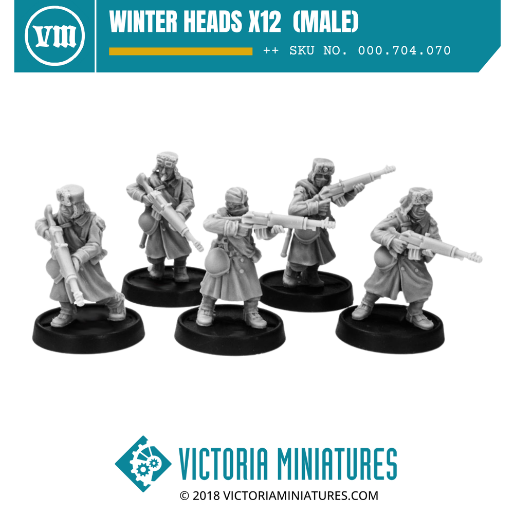 Winter Heads x12  (Male)