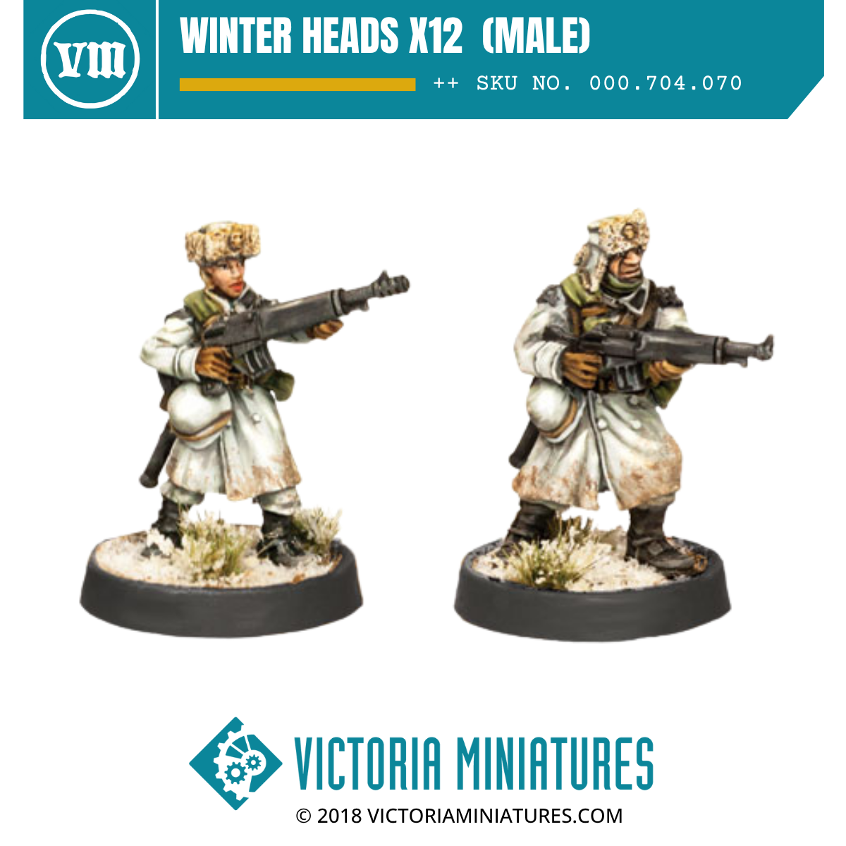 Winter Heads x12  (Male)