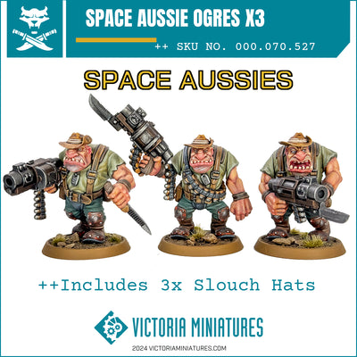 Space Aussie Ogres x3