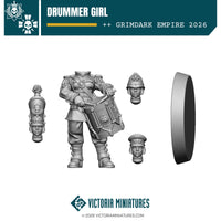 Drummer Girl Victoria Miniatures
