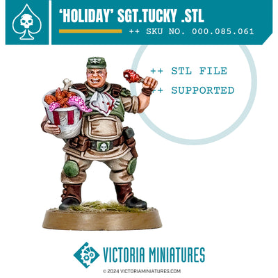 Holiday Sgt. Tucky .STL Download