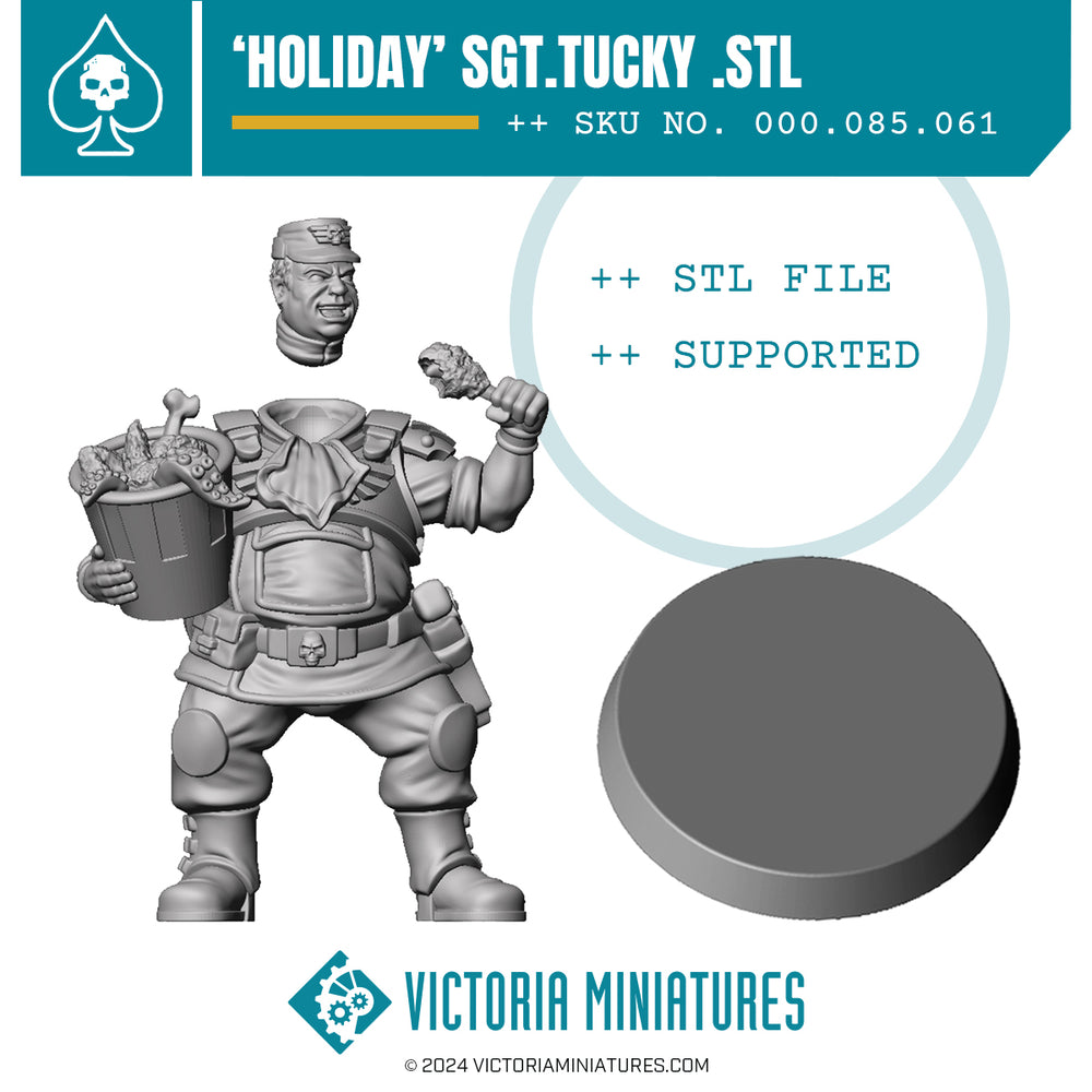 Holiday Sgt. Tucky .STL Download