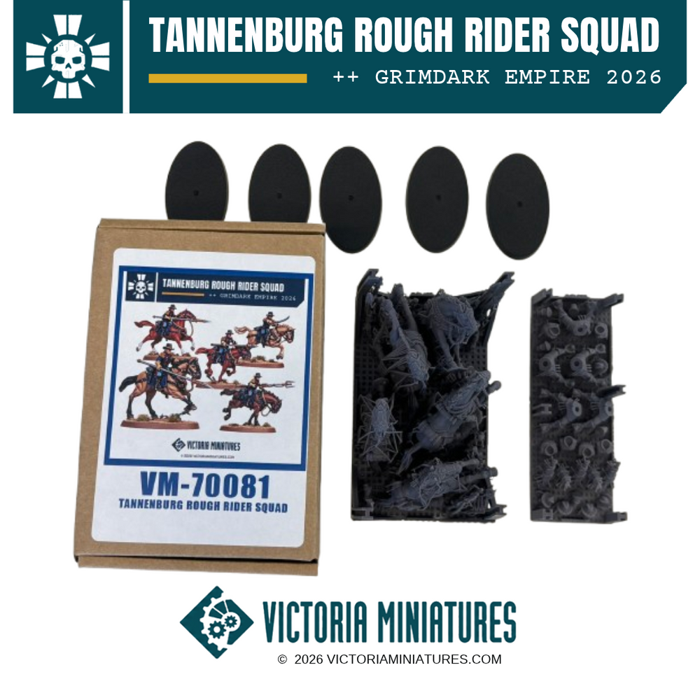 Tannenburg Rough Rider Squad Victoria Miniatures